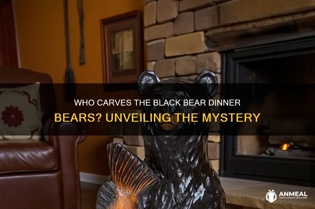 who carves the black bear dinner bears