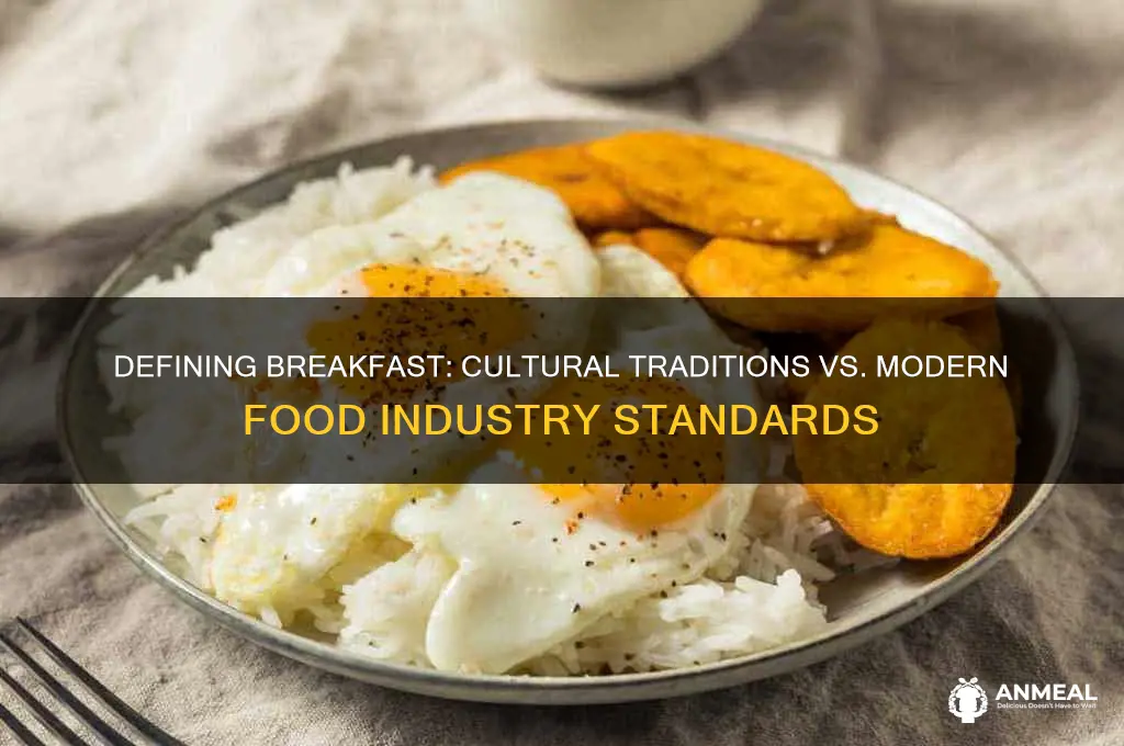 who decides what breakfast foods are