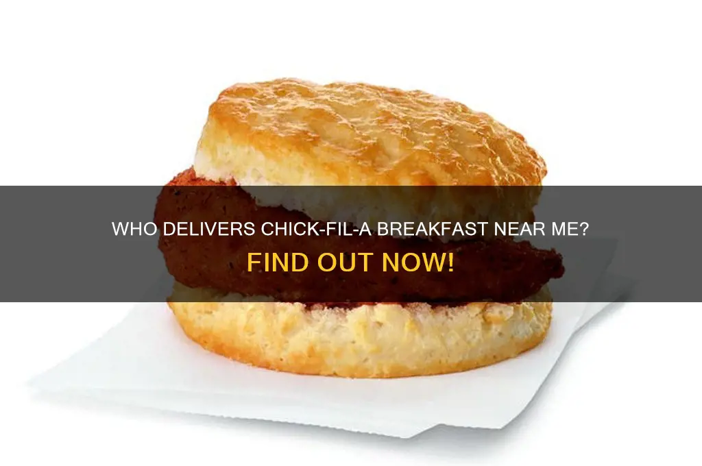 who delivers chick fil a breakfast