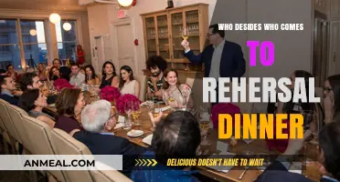 Who Decides the Guest List for the Rehearsal Dinner?