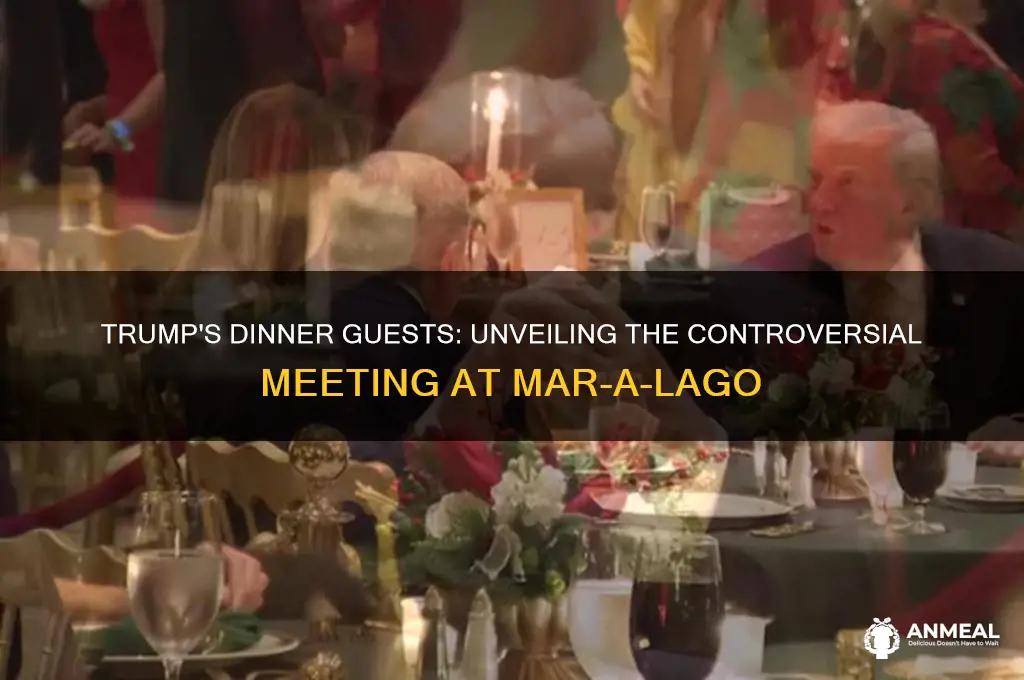 who did donald trump have dinner with