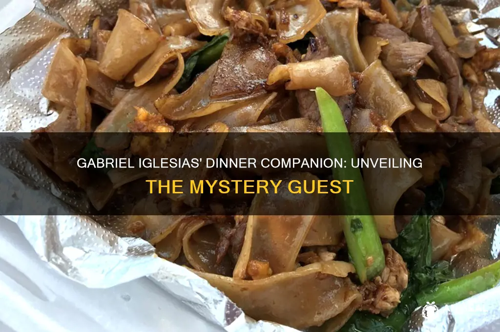 who did gabriel iglesias have dinner with