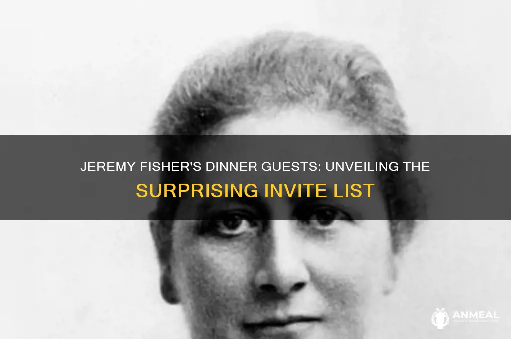 who did jeremy fisher invite to dinner