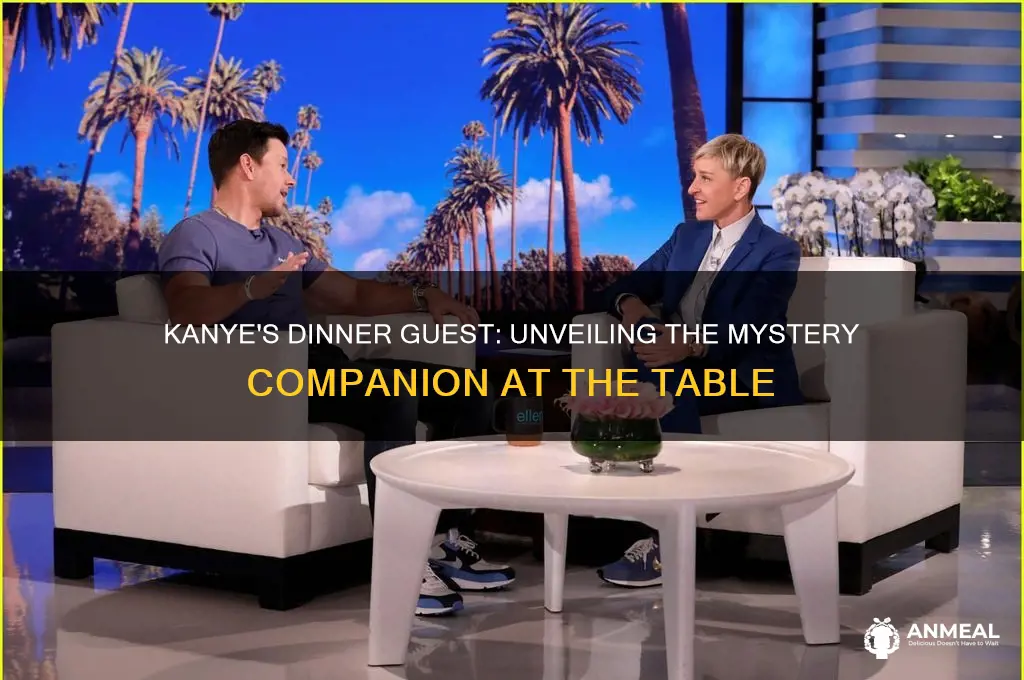 who did kanye bring to dinner