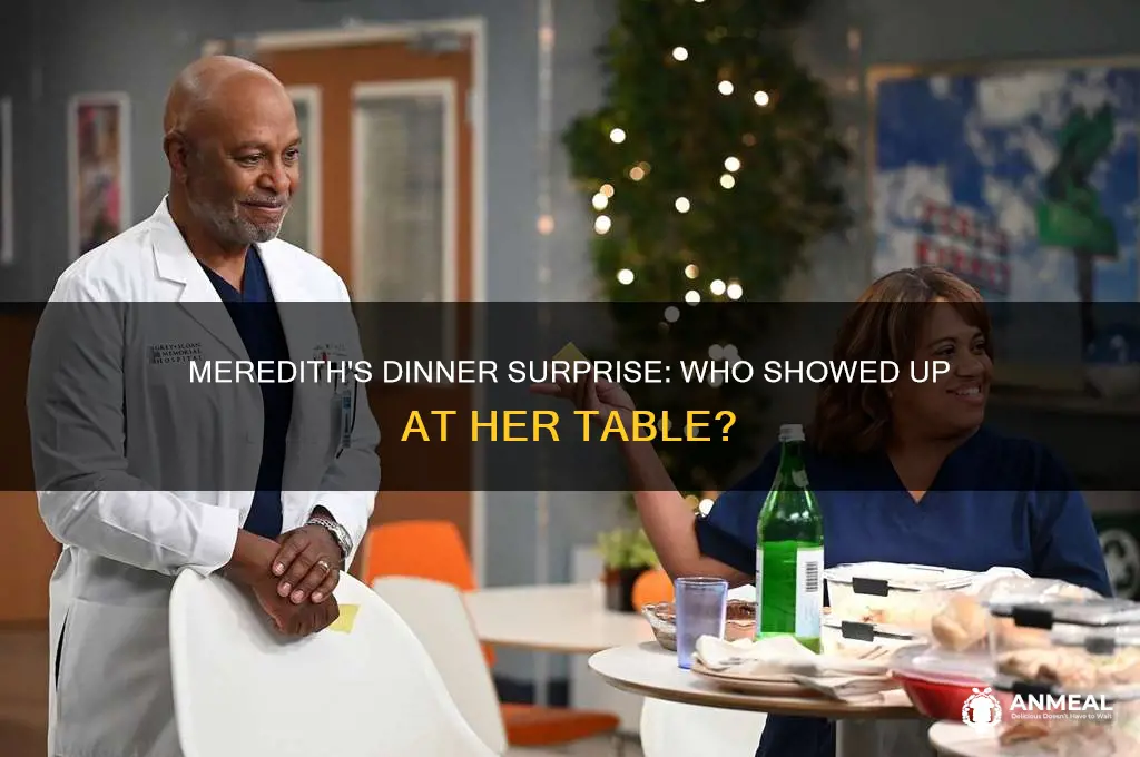 who did meredith see at dinner