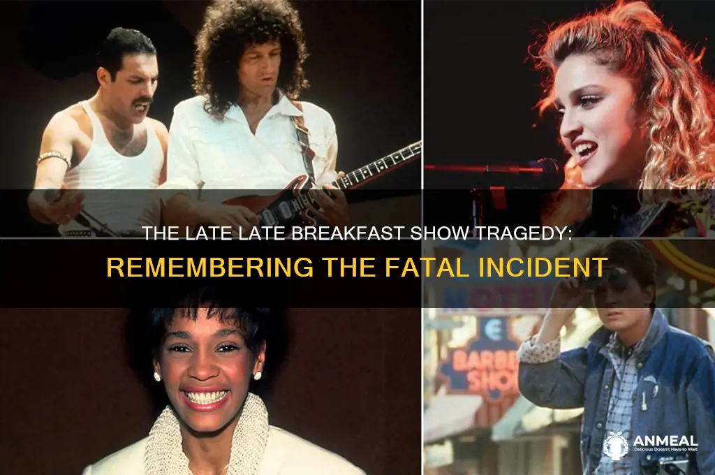 who died on the late late breakfast show
