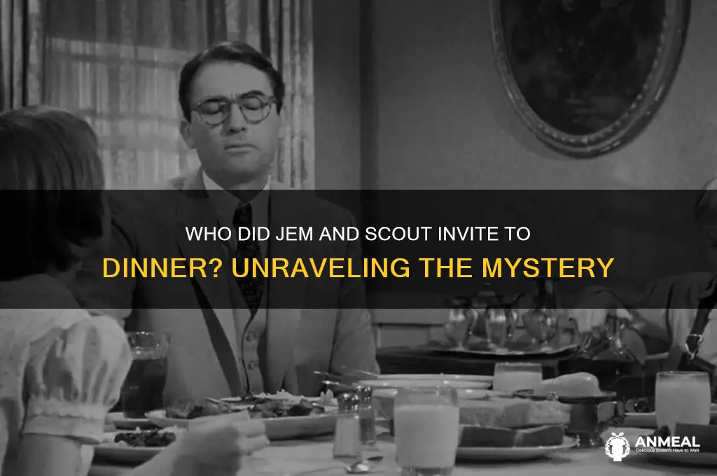 who dis jem and scout invite to dinne