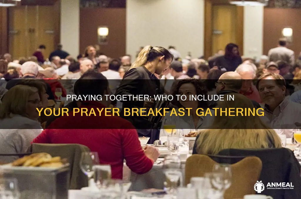 who do you pray for a prayer breakfast