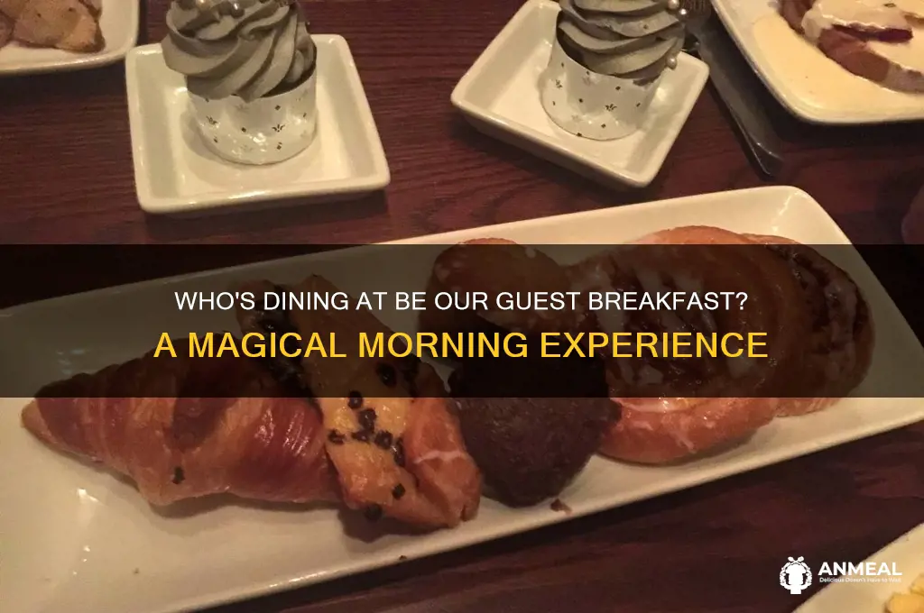 who do you see at be our guest breakfast