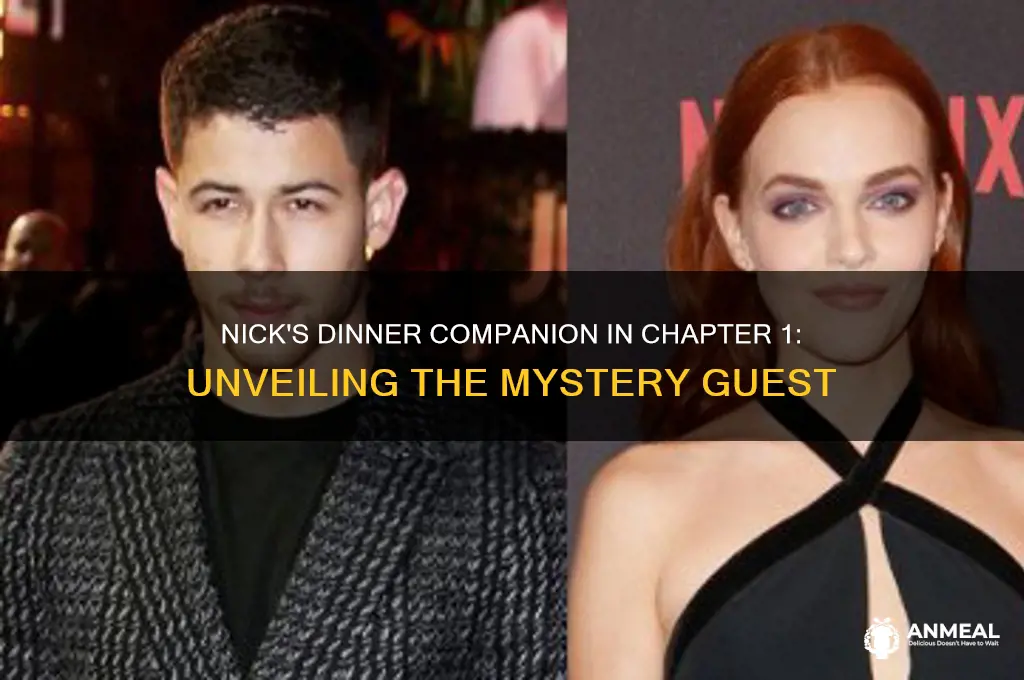 who does nick meet for dinner in chapter 1