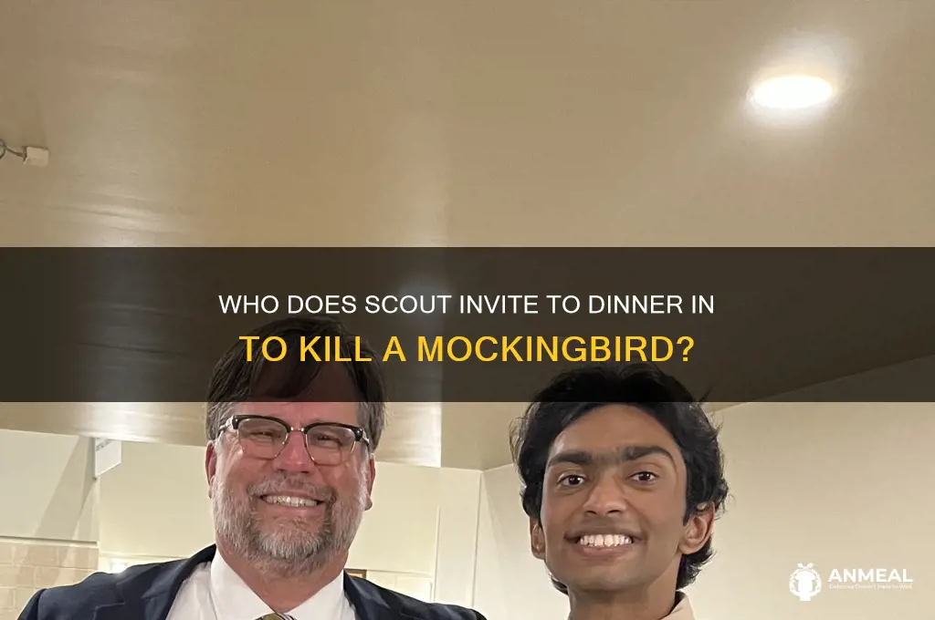 who does scout invite to dinner