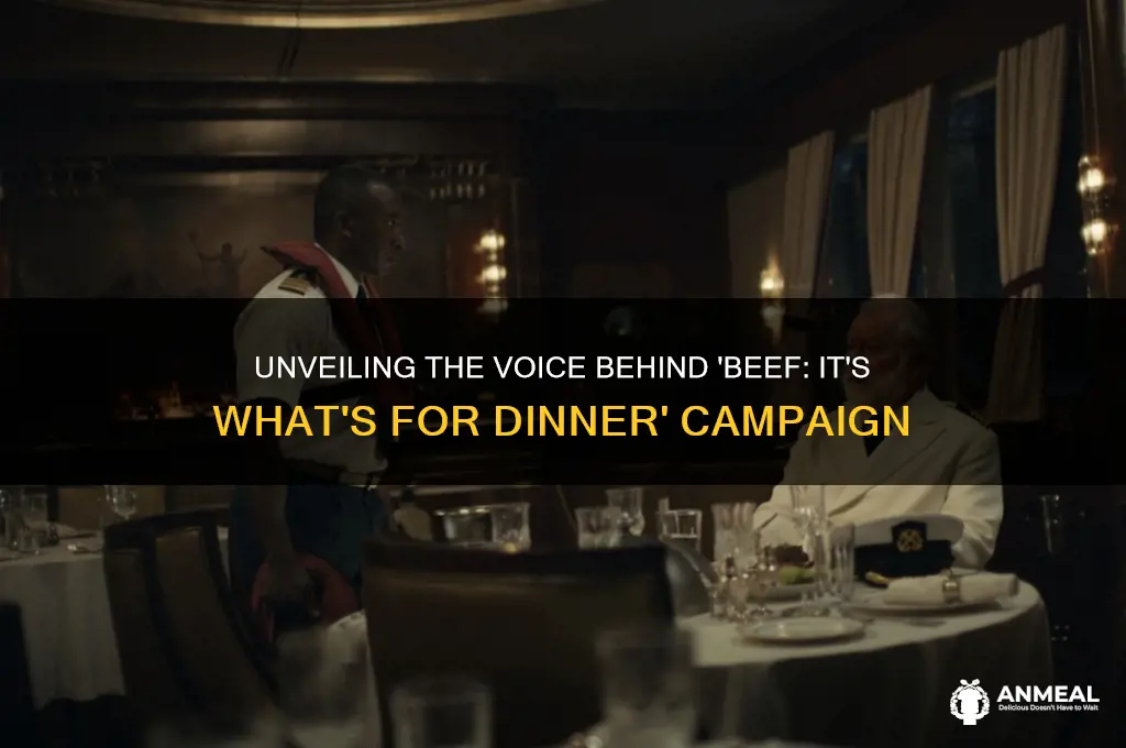who does the voice for beef it what for dinner