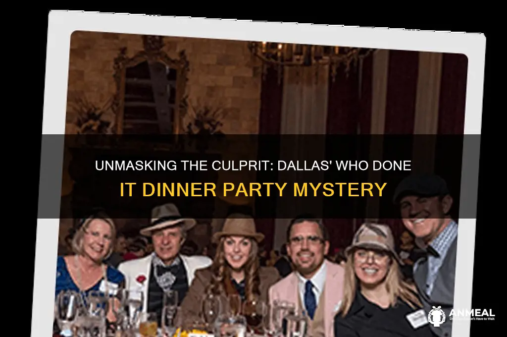 who done it dinner party dallas