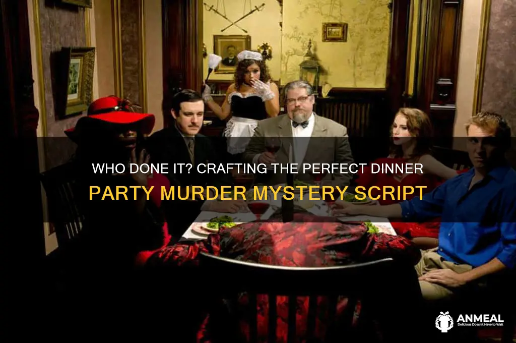 who done it dinner script
