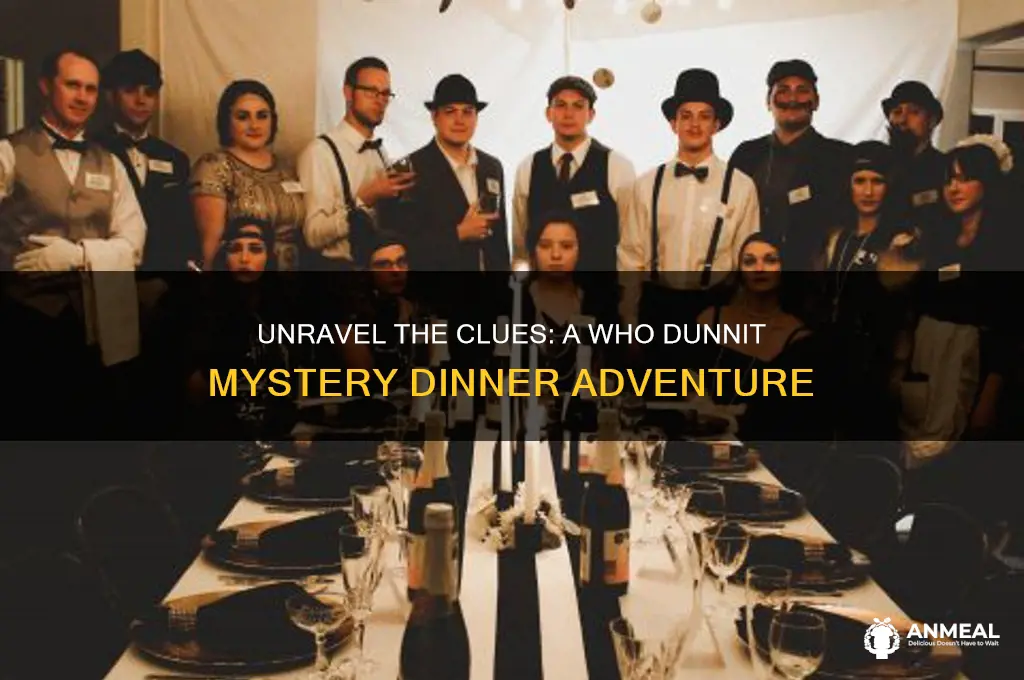 who dunnit mystery dinner