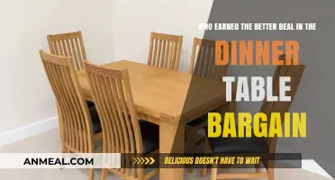 Dinner Table Bargain: Who Secured the Superior Deal and Why?