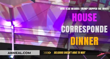Who Skipped the White House Correspondents' Dinner Besides Trump?