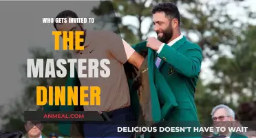 Exclusive Masters Dinner Invitations: Who Makes the Guest List?