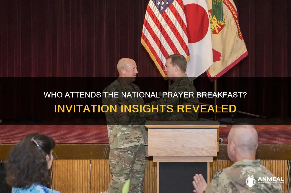 who gets invited to the national prayer breakfast