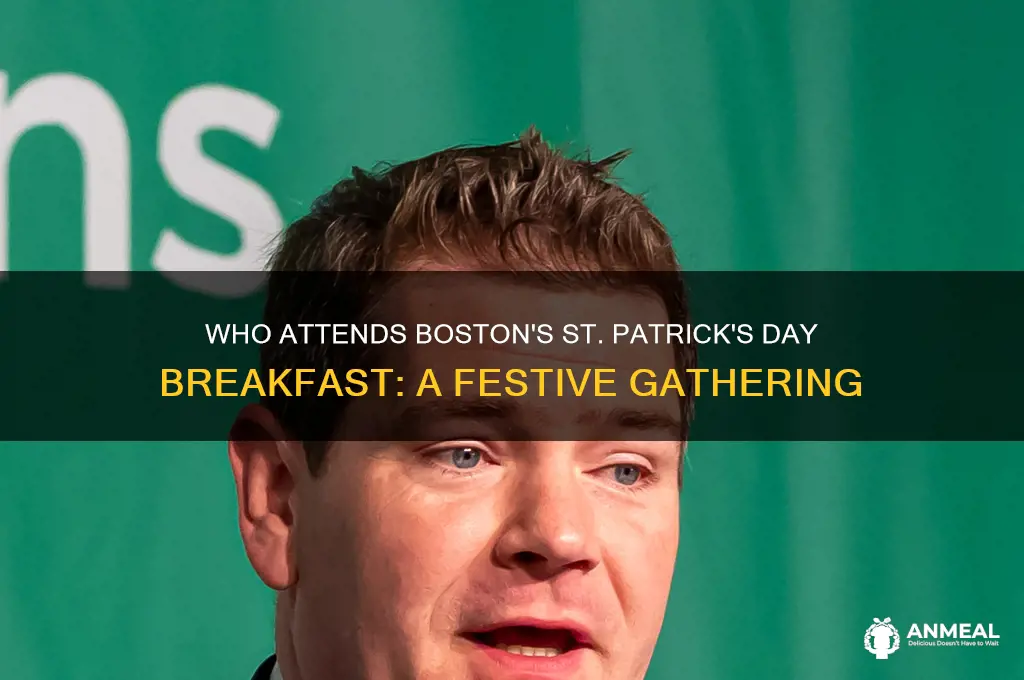 who goes to the st pat breakfast bosotn