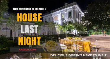 White House Dinner Guests: Who Joined the President Last Night?