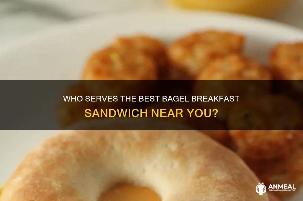 who has bagel breakfast sandwich