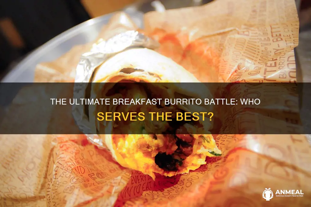 who has best breakfast burrito
