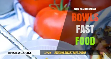 Fast Food Breakfast Bowls: Who Serves Them Best?