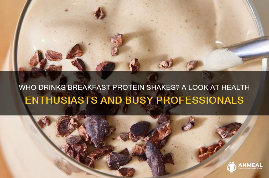 who has breakfast protein shakes