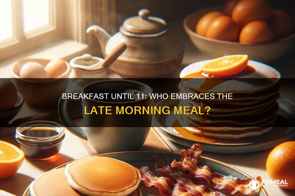 who has breakfast until 11