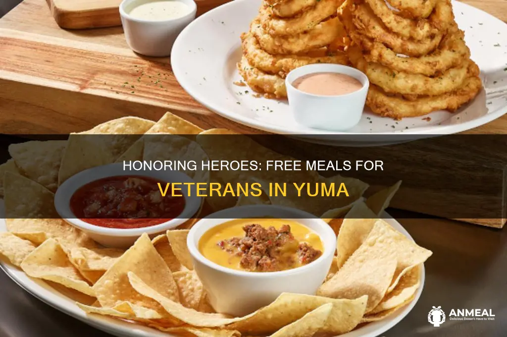 who has free luch or dinner for vets in hyuma