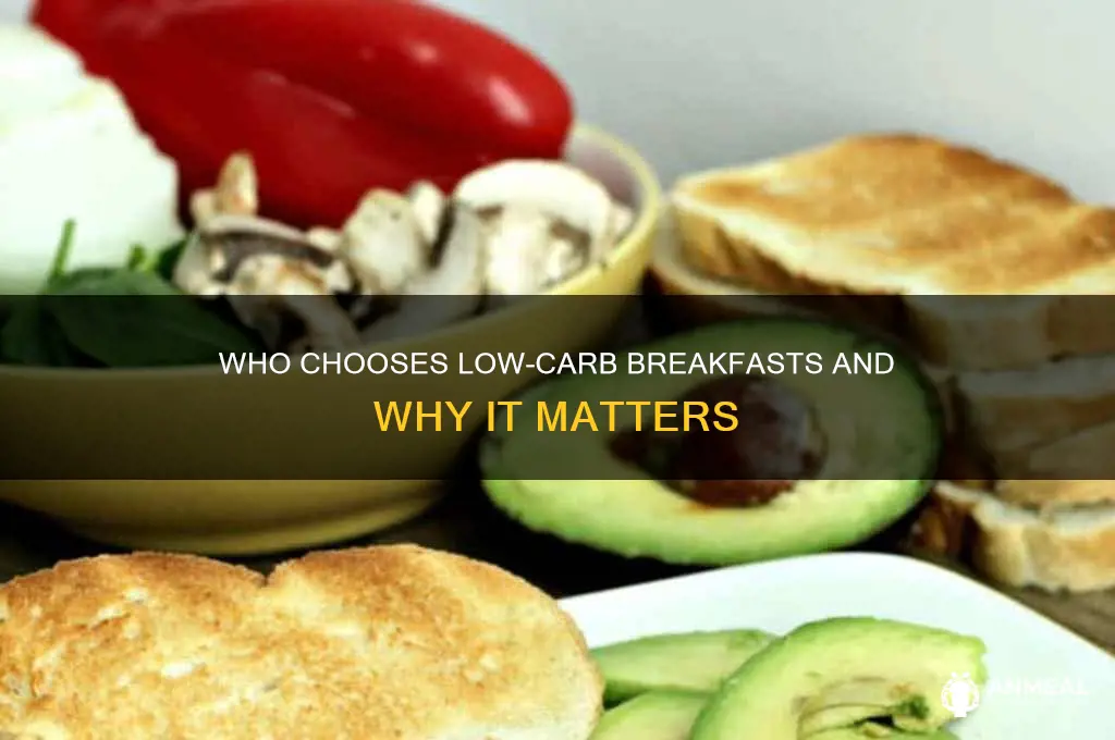 who has low carb breakfast