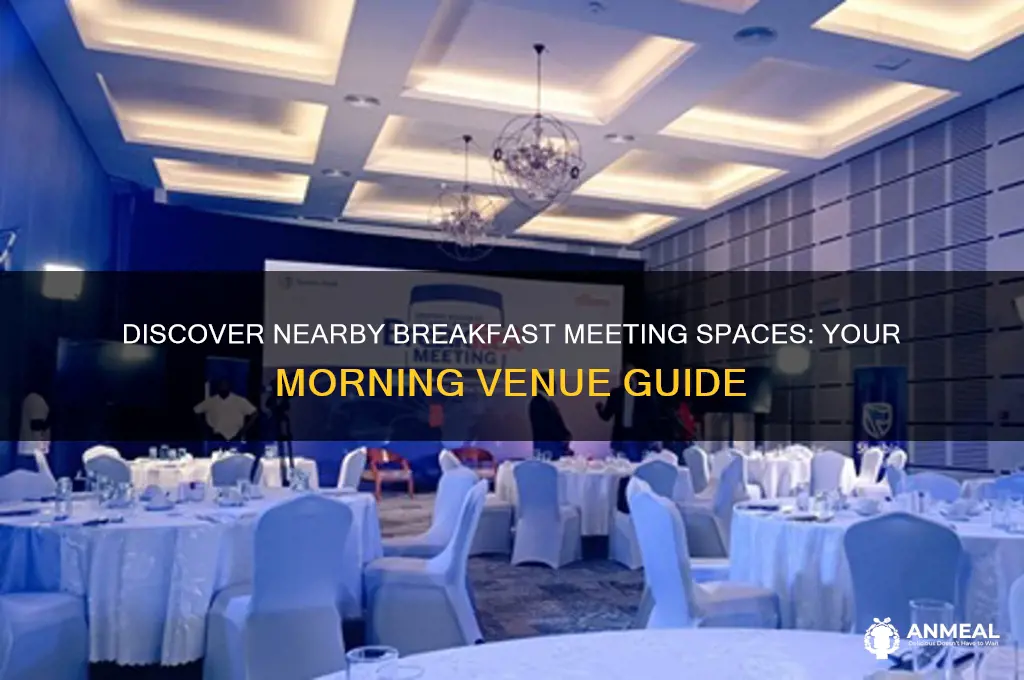 who has meeting space for breakfast near m