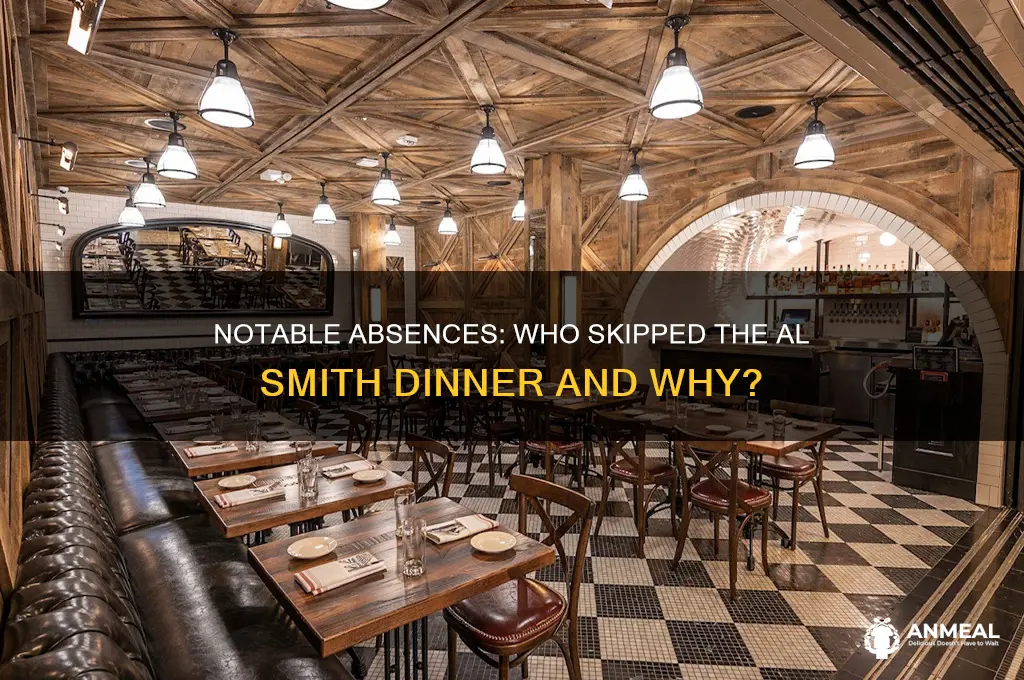 who has skipped the al smith dinner