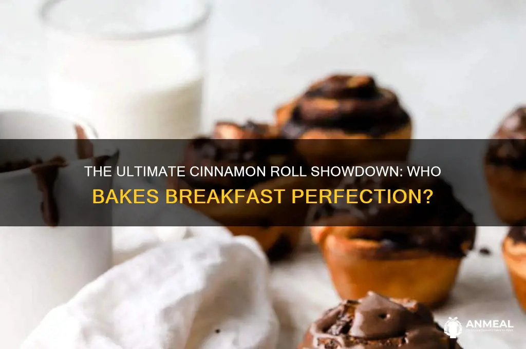 who has the best breakfast cinnamin roll