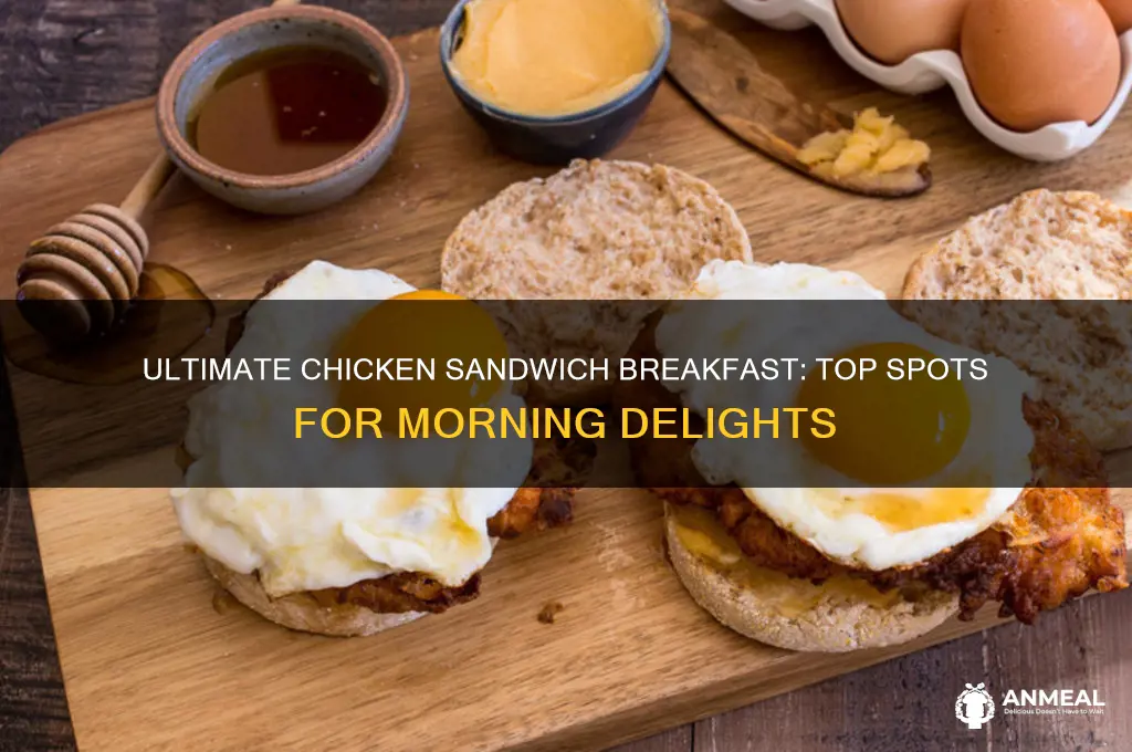 who has the best chicken sandwich breakfast