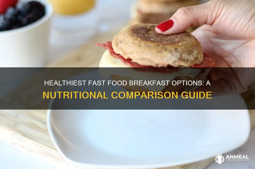 who has the healthiest fast food breakfast