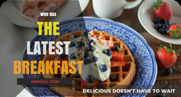 Who Enjoys the Latest Breakfast? Exploring Morning Meal Timing Trends