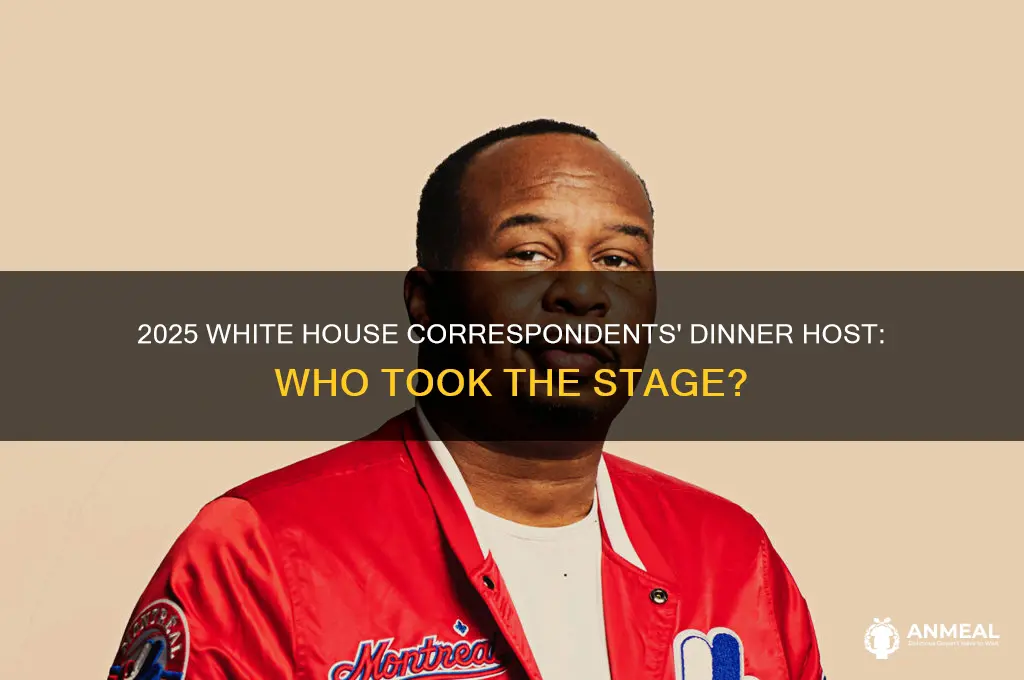 who hosted the white house correspondents dinner 2025