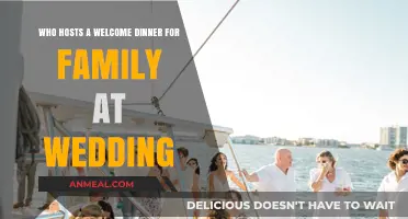 Who Hosts the Family Welcome Dinner at a Wedding?