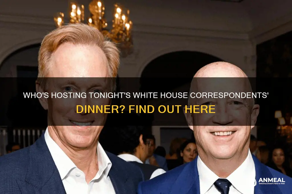 who hosts the correspondents dinner tonight