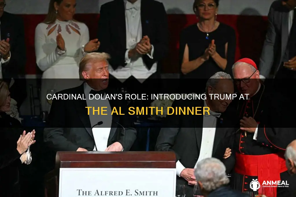 who introduced trump at al smith dinner