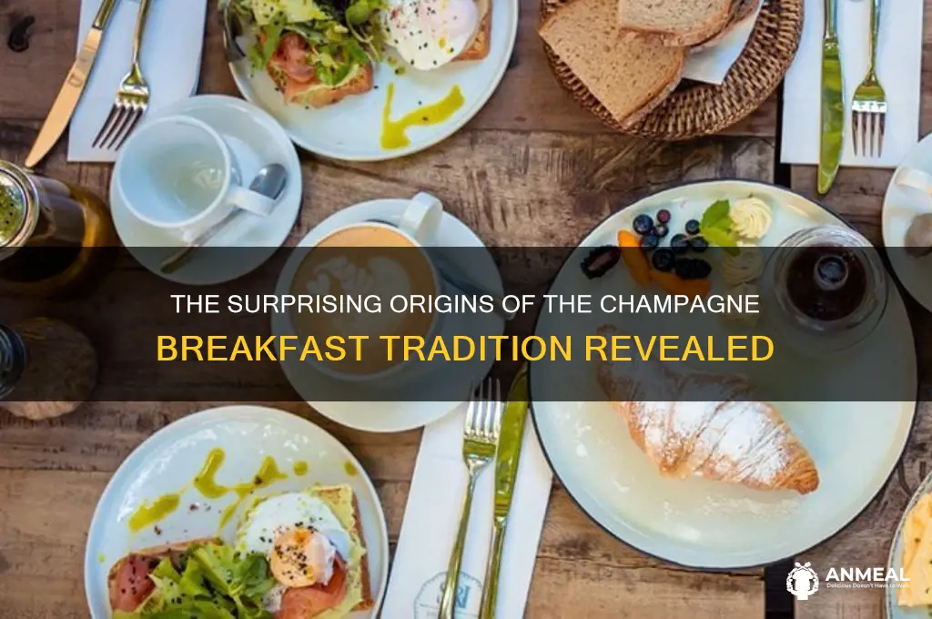 who invented champagne breakfast