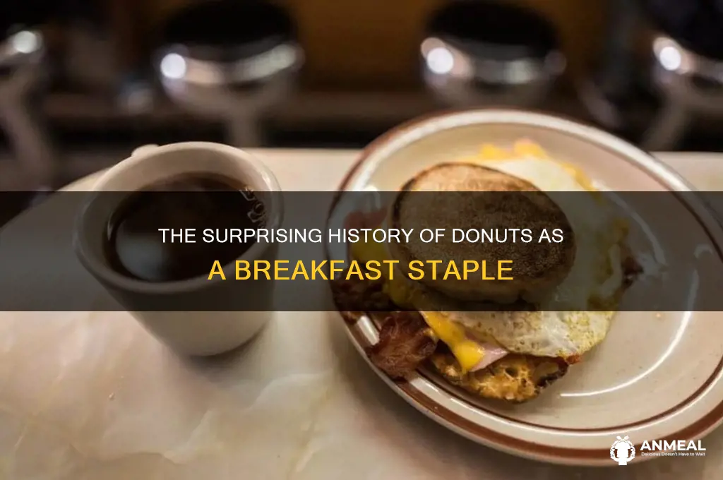 who invented donuts for breakfast