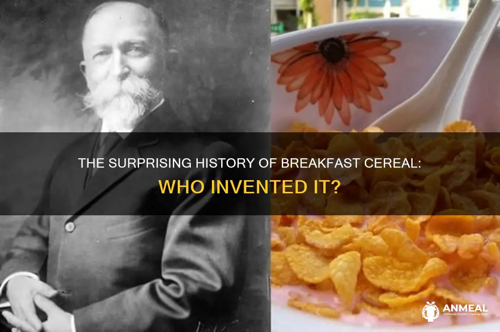 who invented the first breakfast cereal