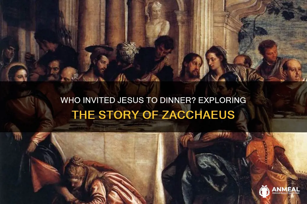who invited jesus to dinner