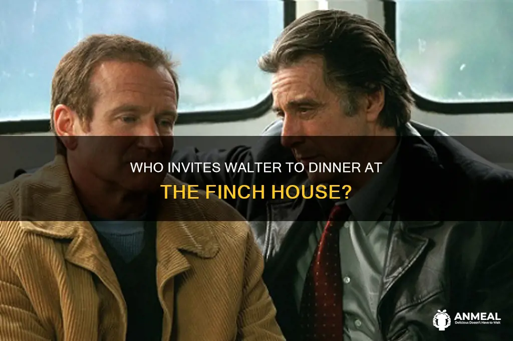 who invites walter to dinner at the finch house