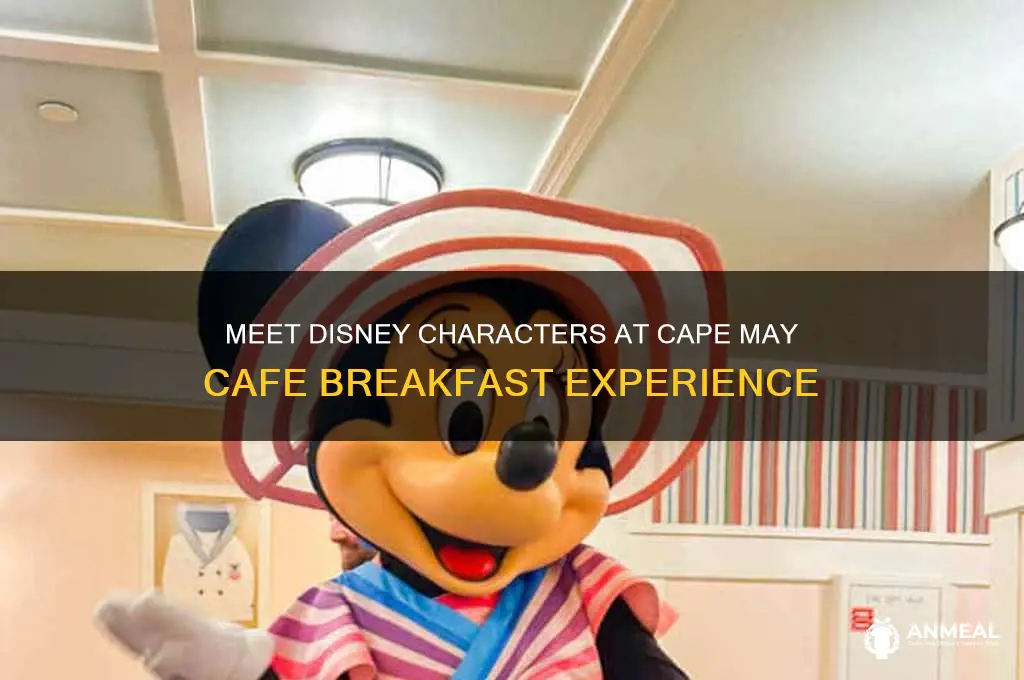 who is at cape may cafe character breakfast
