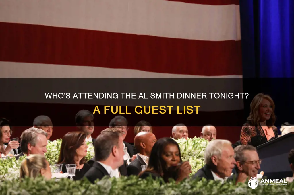 who is at the al smith dinner tonight