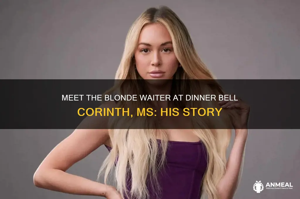 who is blonde waiter at dinner bell corinth ms